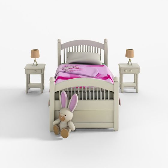 Bedroom Furniture 2 3D Asset