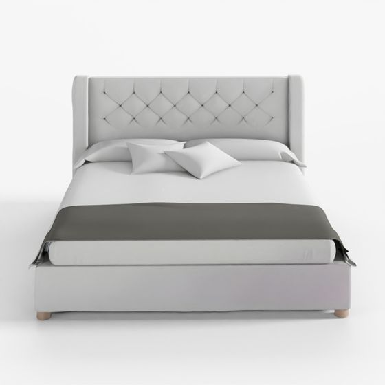 3D Carter Tufted Wingback Bed
