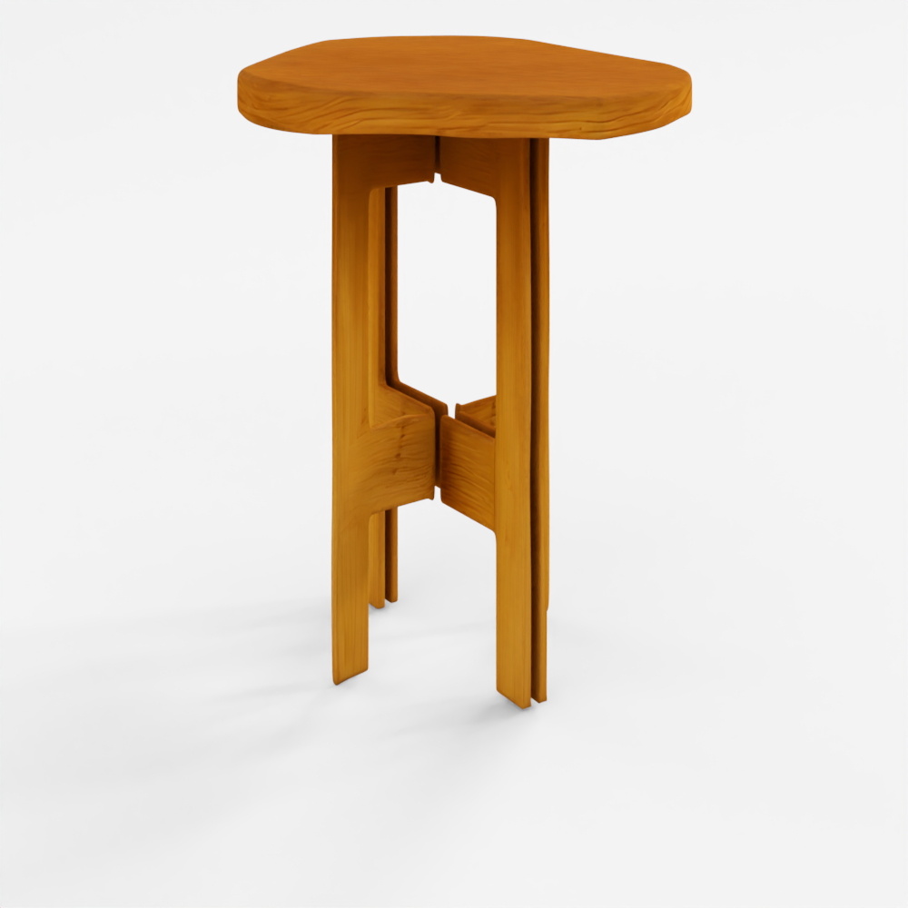 Sgabello FRAMA Tasca - Alluminio