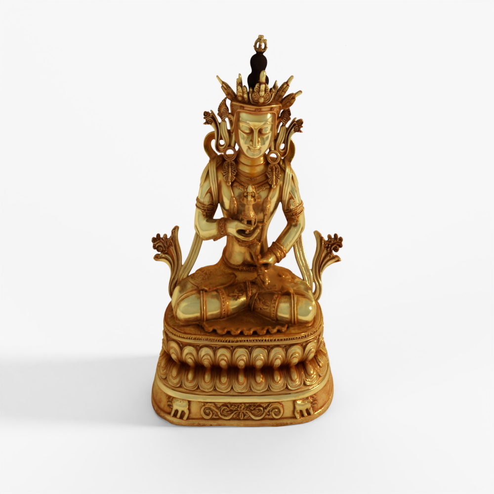 INDIGO Gilt Bronze Statue of The Bodhisattva Vajrapani