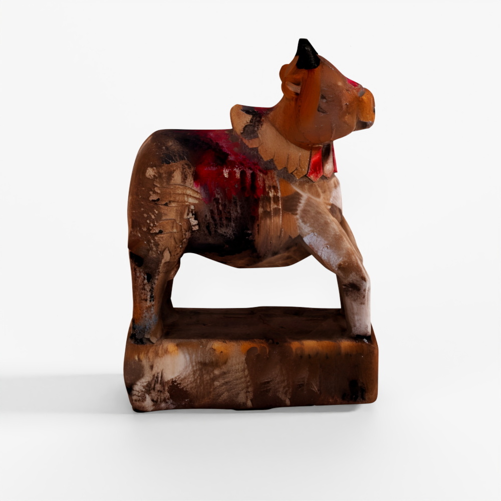 Nandi Bull Toy From Andhra Pradesh - Circa 1950s