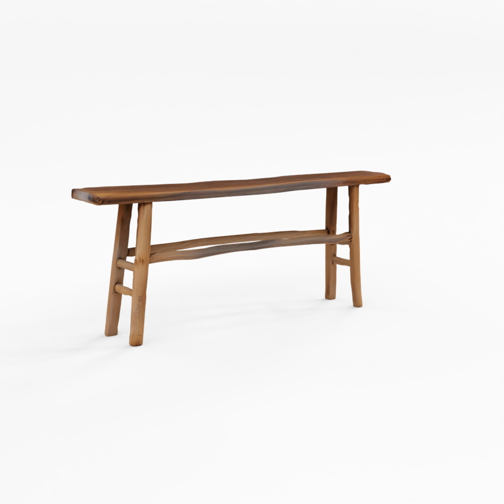 INDIGO Farmhouse Console Table from Henan - 19th Century