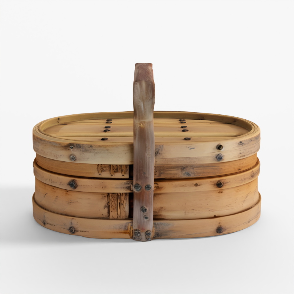 INDIGO Chinese Food Container From Shanxi - 19th C