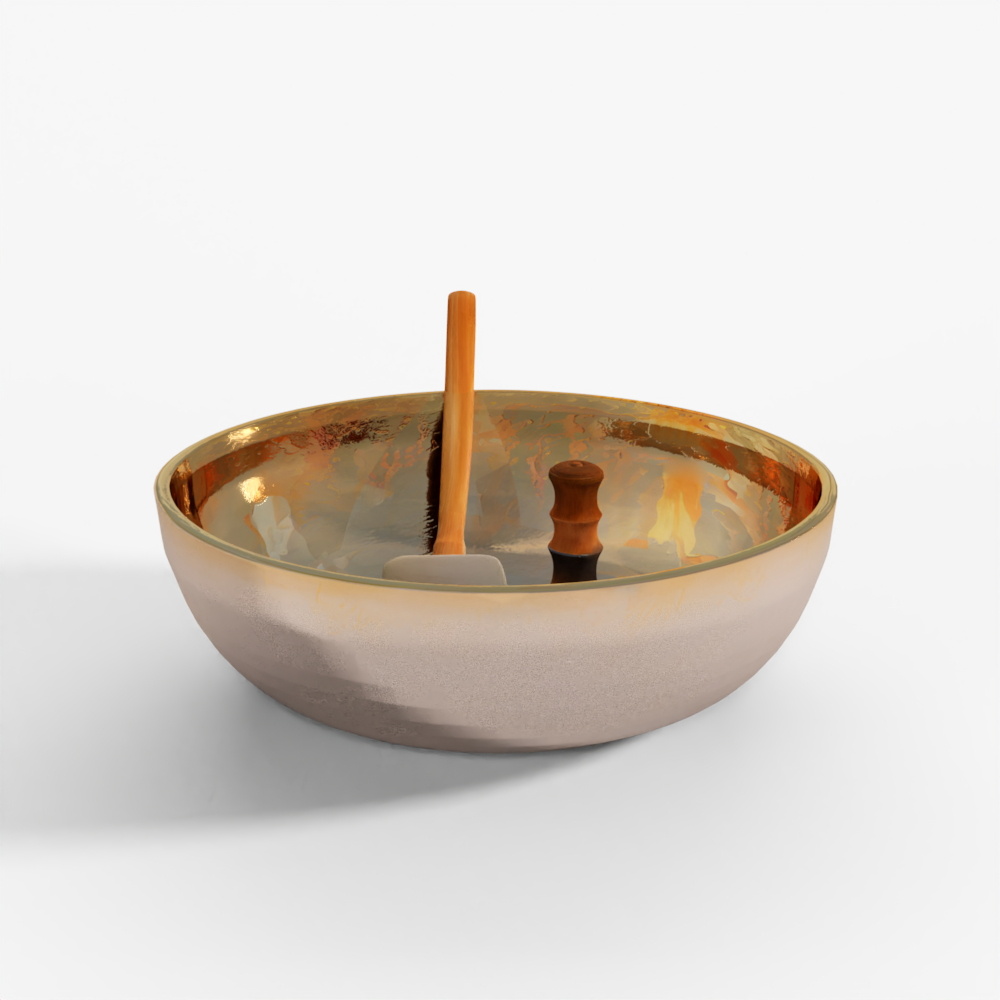 INDIGO Bronze Tibetan Singing Bowl