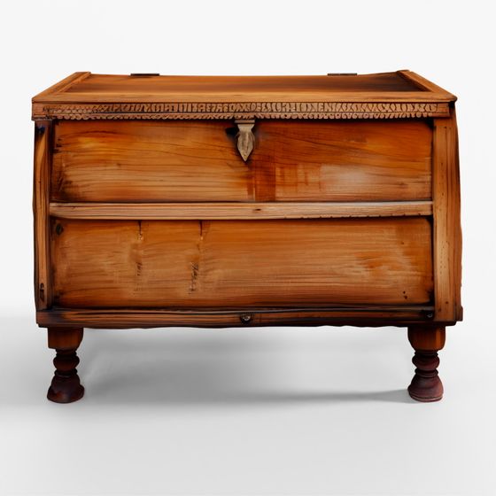 Indian Dowry Chest (Sandouk) From Gujarat - 19th Century