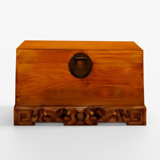 INDIGO Exceptionally Large Camphor Trunk From Hebei