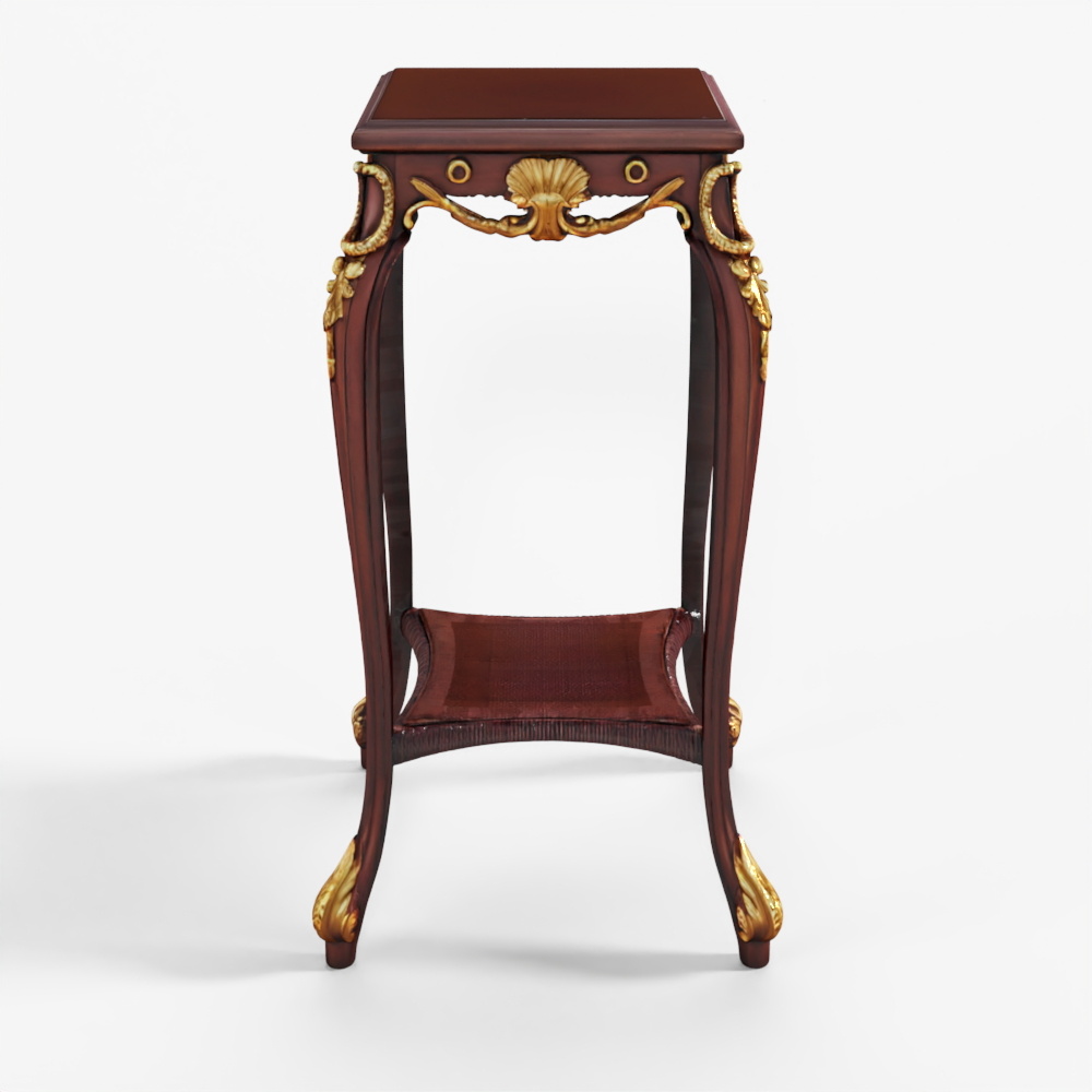 Valentino Square Side Table Natural Wood