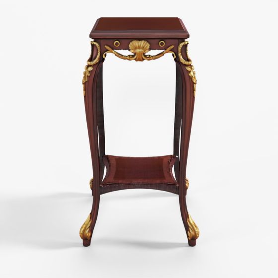 Valentino Square Side Table Natural Wood