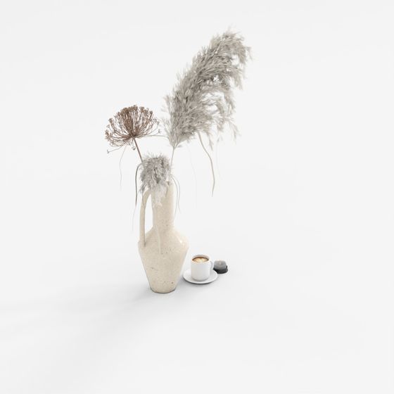 Countryside Tranquil Vase 3D model