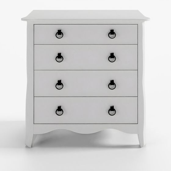Antarctic Line Chest 3-1 Drawers Interior 3D Model