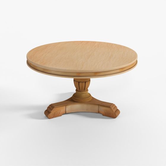 INDIGO Round Pedestal Dining Table Made From Old Wood