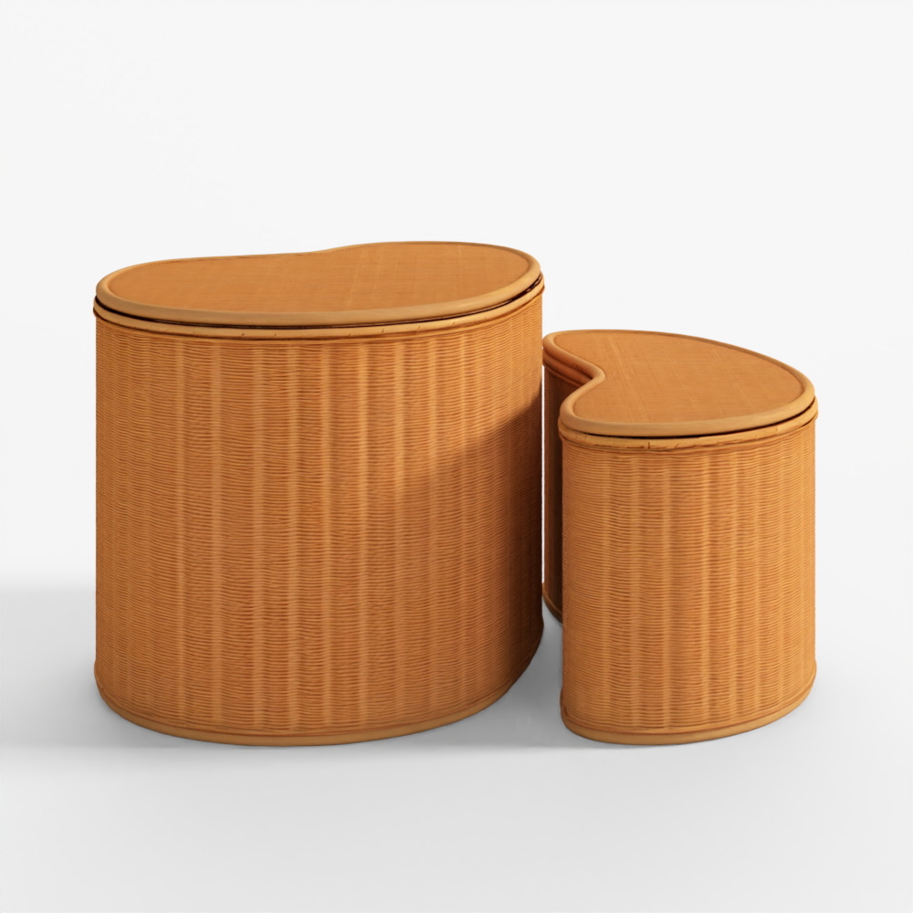 FERM LIVING Giỏ Đan Willora - Bộ 2