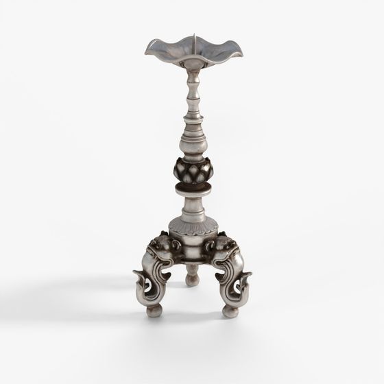 INDIGO Reproduction Tibetan Candle Stick