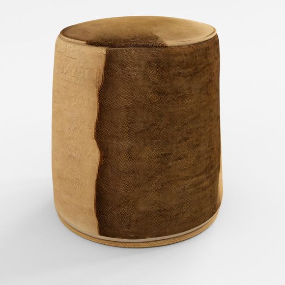 Цилиндрический пуф FERM LIVING Forene - Тан