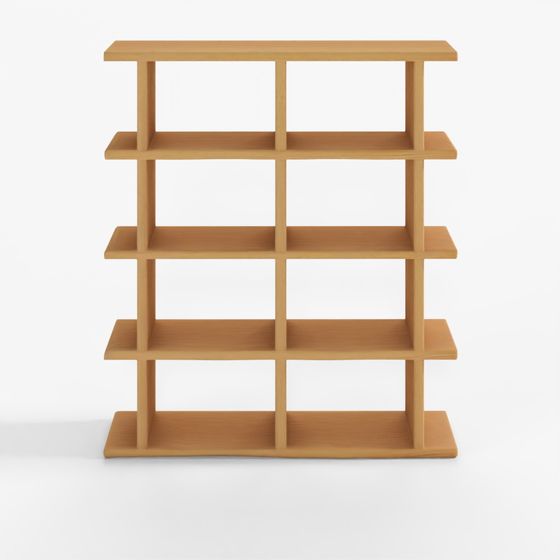 FERM LIVING Kona Bookcase - 2x2 - Natural Oak Veneer