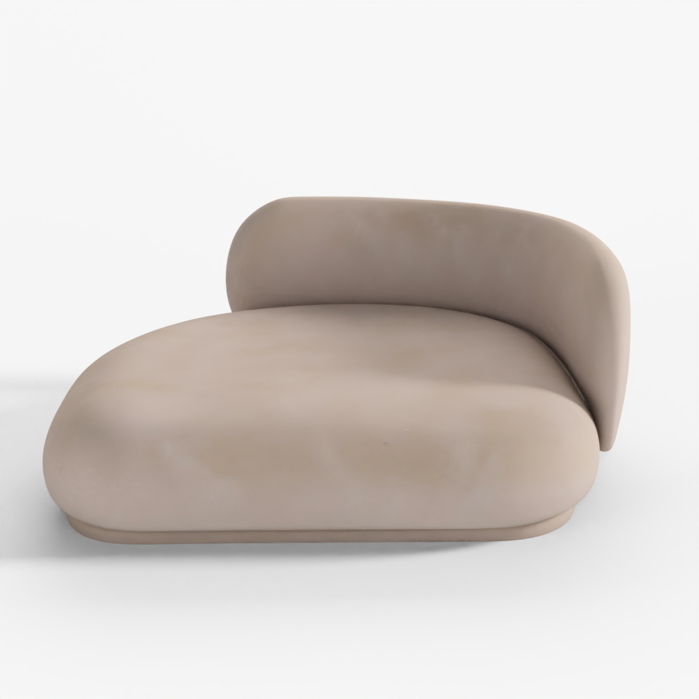 FERM LIVING Rico Ottoman Links - Verblasster Samt