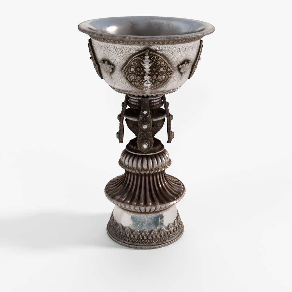 INDIGO Reproduction Tibetan Butter Lamp