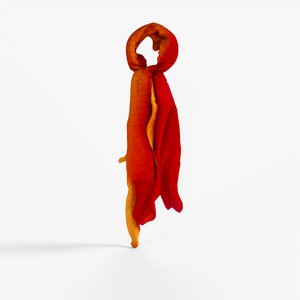 INDIGO Ruby Reds and Golds Bandhani Silk Scarf fro