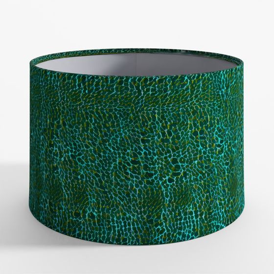 Abat-jour Drum Léopard - Vert - Tailles Variées