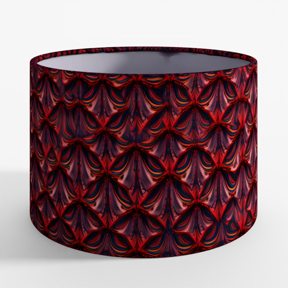 Mumbai Deco Drum Lampshade Various Sizes - Plum Colour