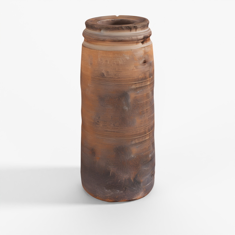 INDIGO Old Wooden Milk Pot From Himachal Pradesh