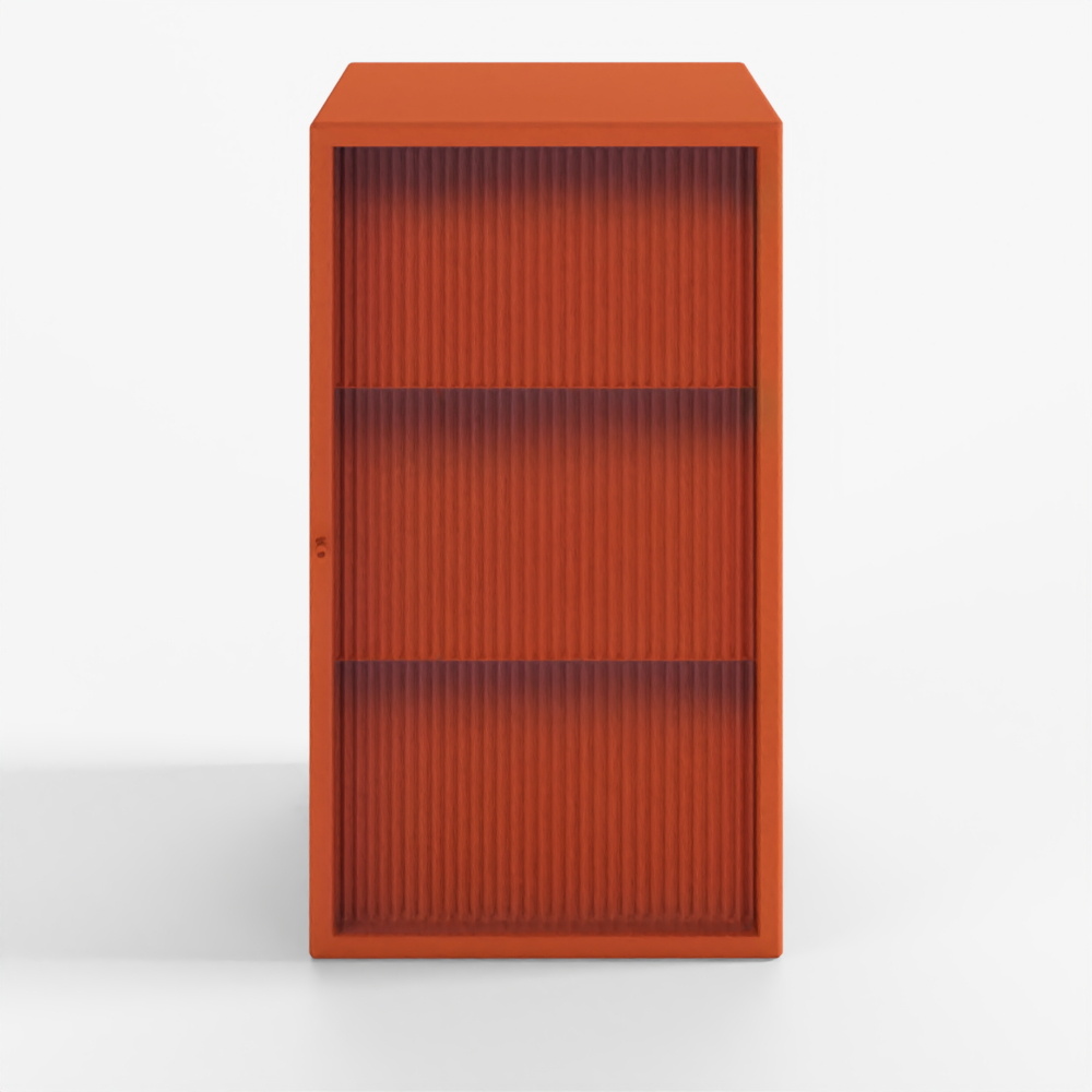 FERM LIVING Armoire murale Haze - Verre cannelé