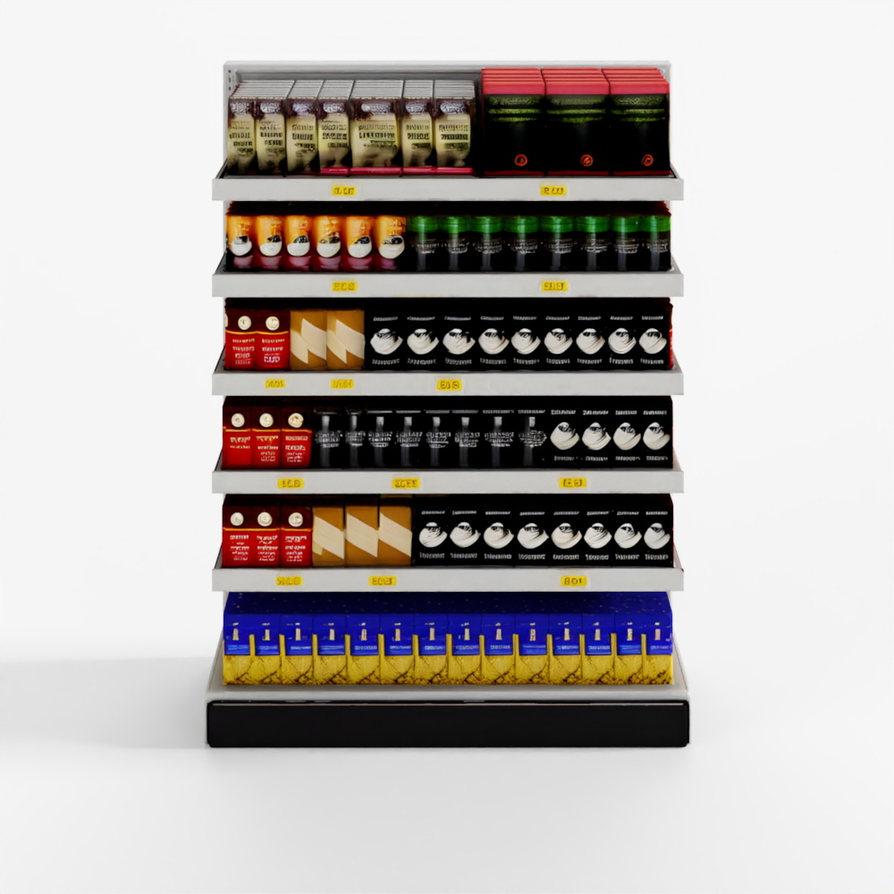 Storage 3D Supermarket Shelf