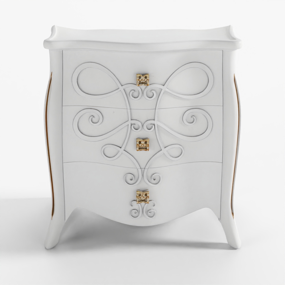 Seven Sedie Nightstand Butterfly 3D Model