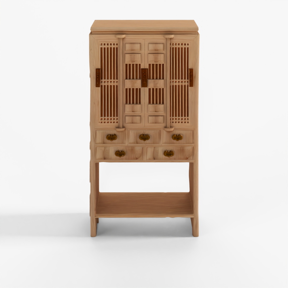 3D Kitchen Cabinet Lattice Kitchen Cabinet