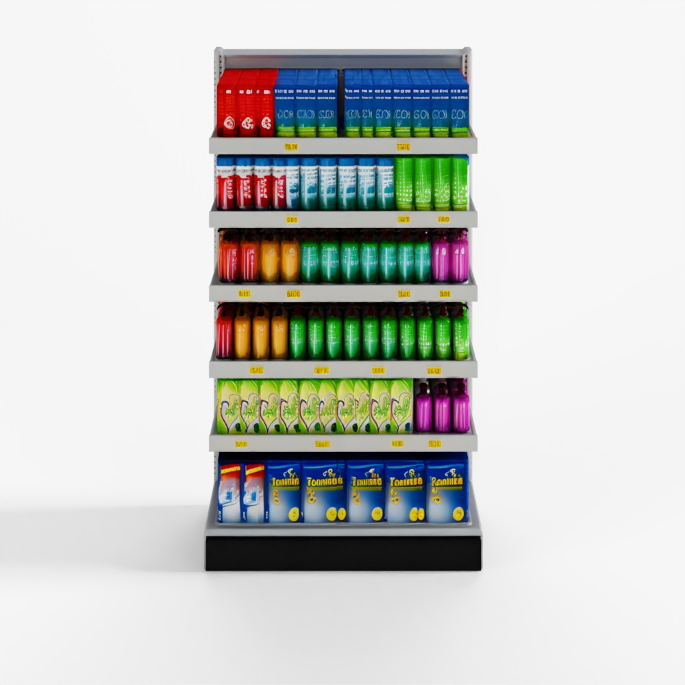 Vray 3D Supermarket Shelf