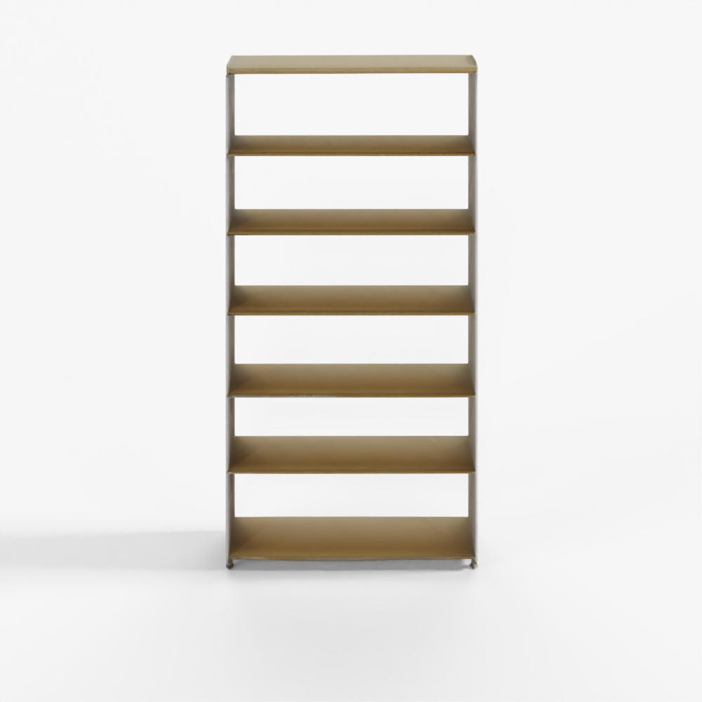 Wooden Simple Bookshelf 3D Model