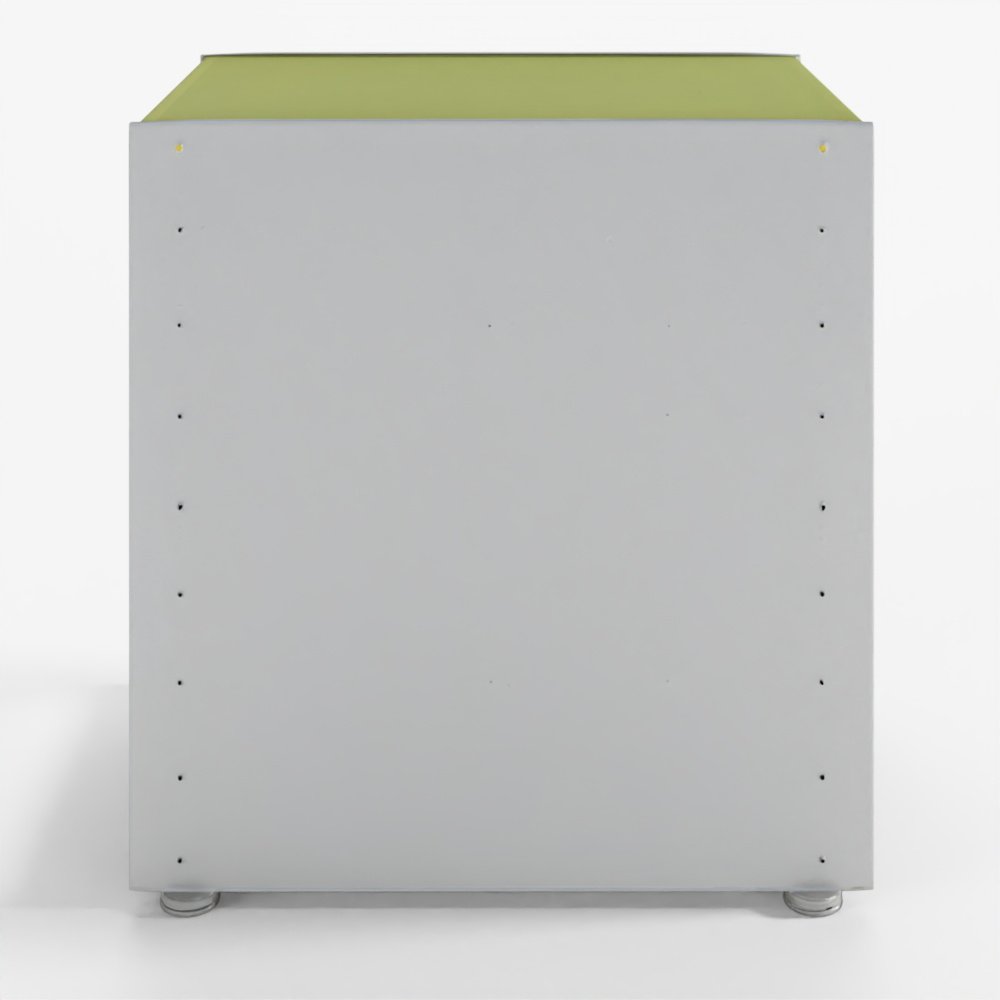 White Wooden Adjustable Shelf 3D Model