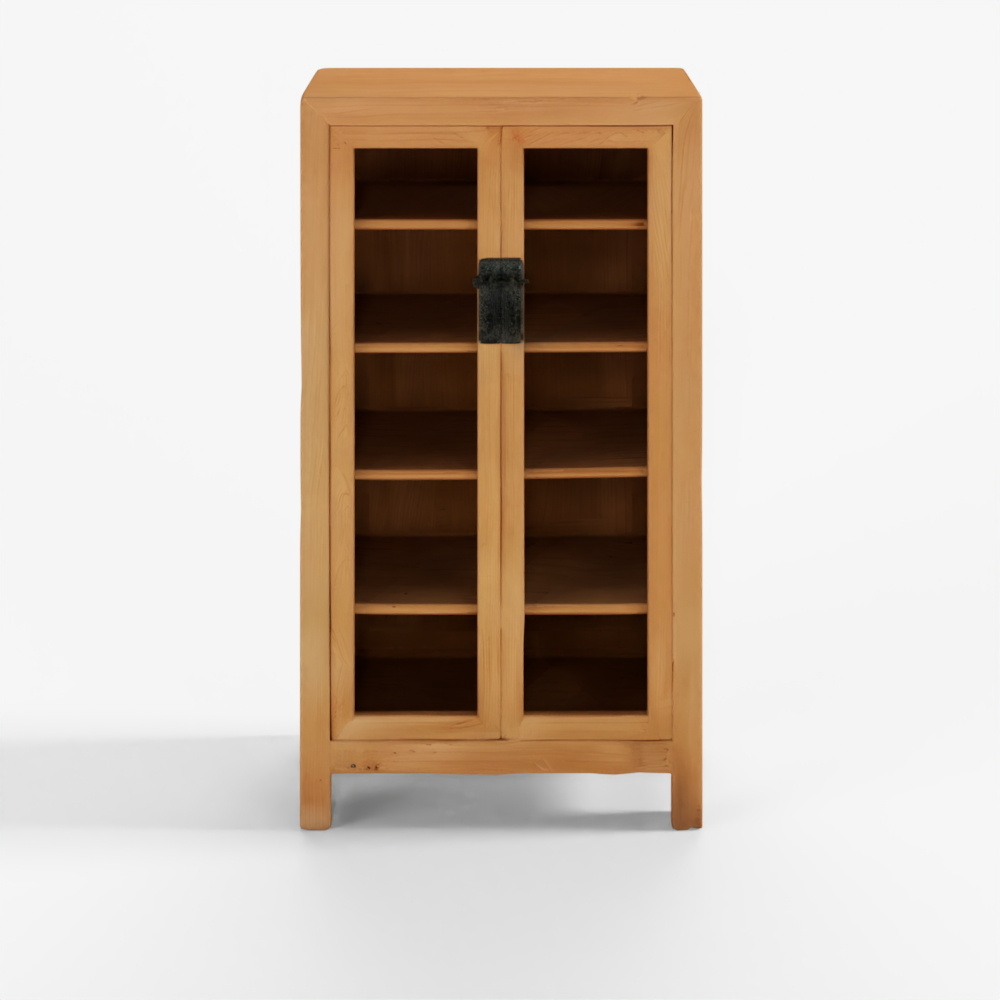 Vetrina in Olmo Sbiancato Indaco