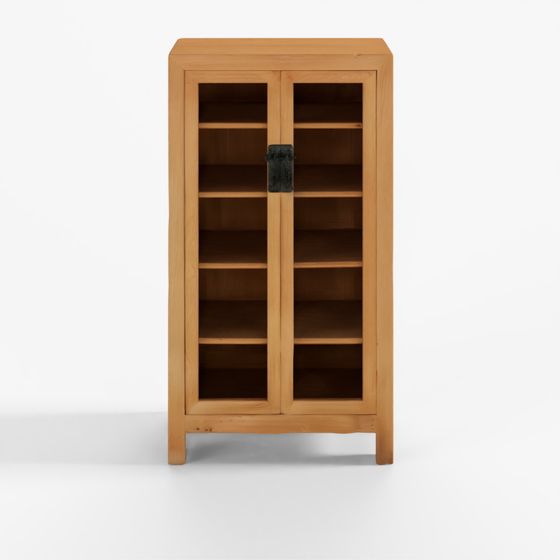 Vetrina in Olmo Sbiancato Indaco