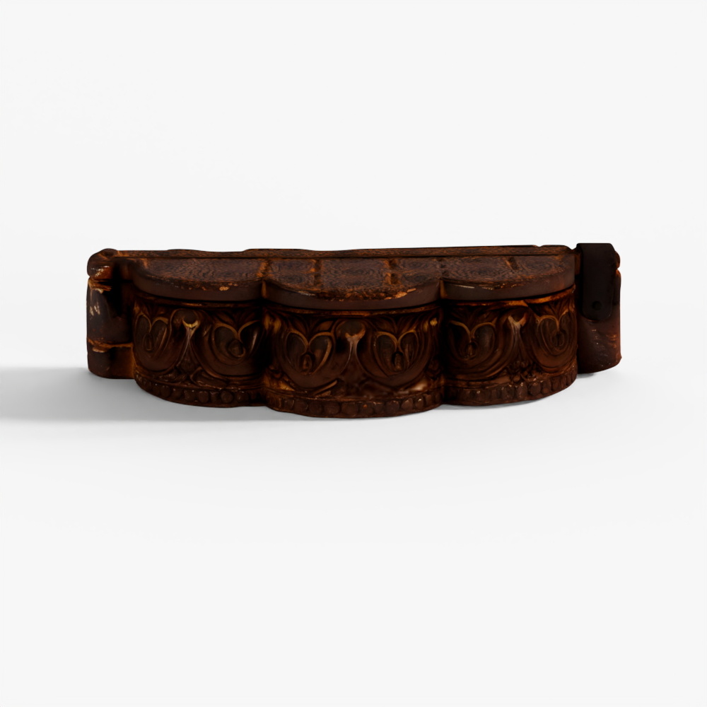 INDIGO Carved Teak Balance Box From Rajasthan - 19