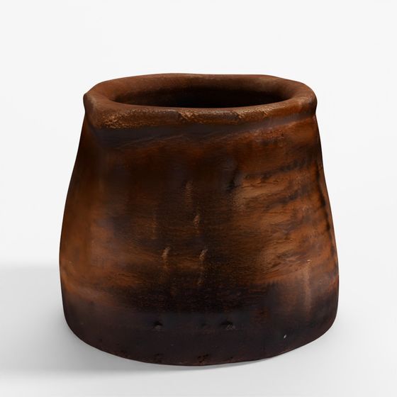 INDIGO Vintage Indian Stone Plant Pot - Circa 1920s