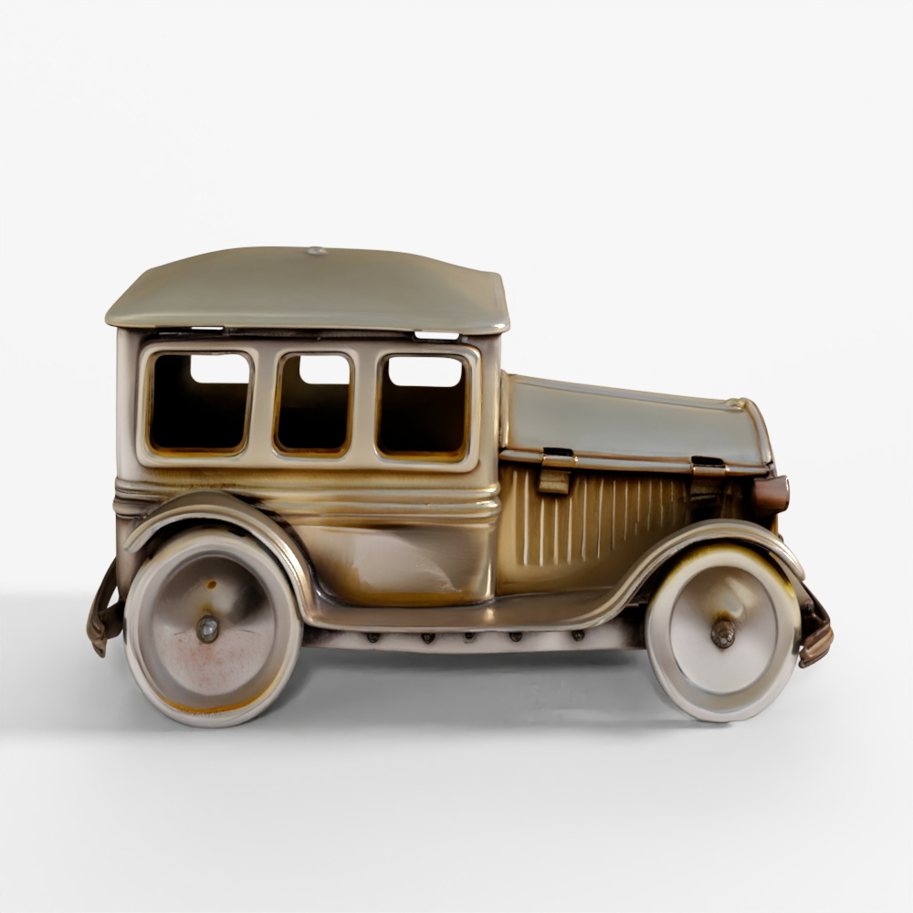 INDIGO Vintage Brass Chevrolet Paan Box - Circa 1930