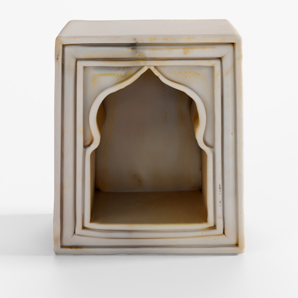 INDIGO White Marble Lamp Niche (Single) - Mughal Era