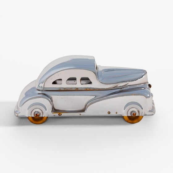 INDIGO Vintage Brass Car Betel Nut Box - Circa 1940s