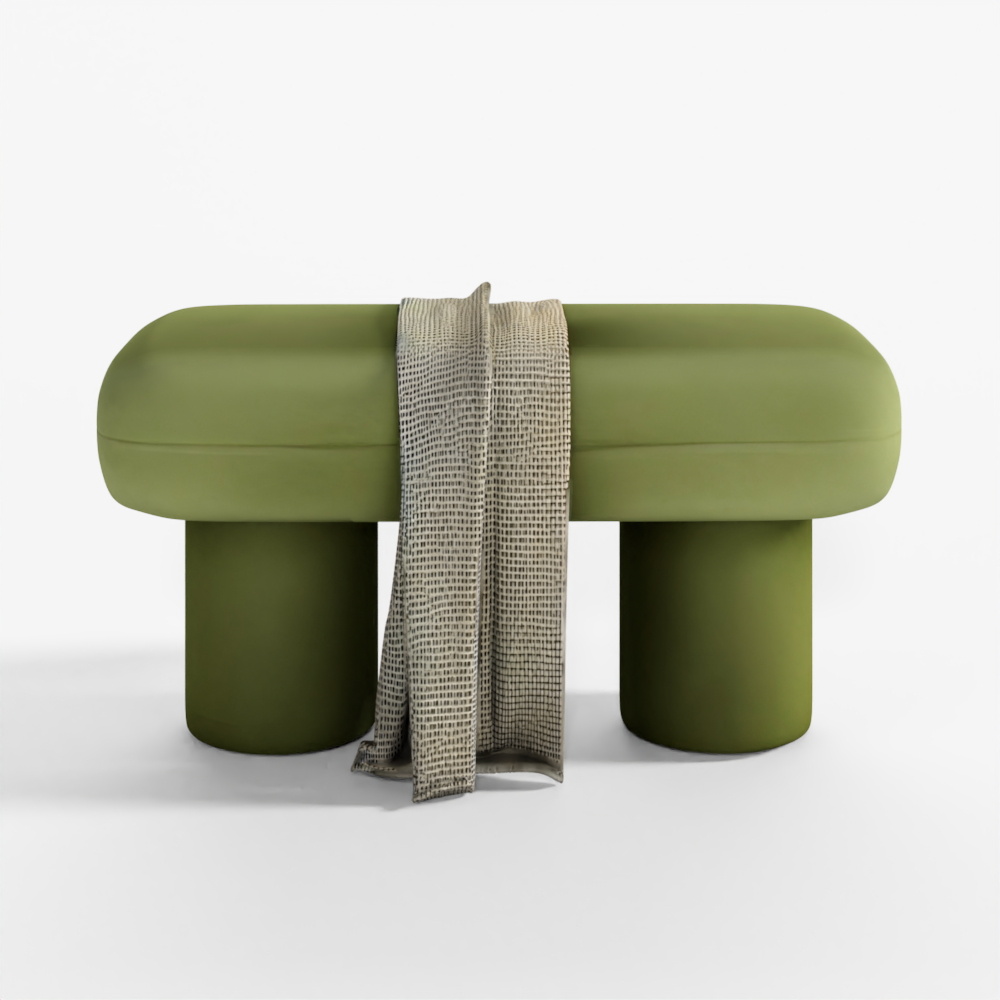 3D Anston Boucle Bench