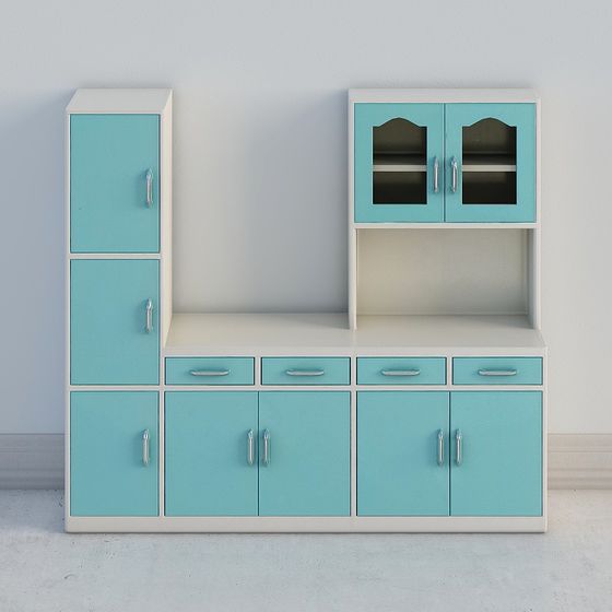 3D Model Kitchen Cabinet Furniture
