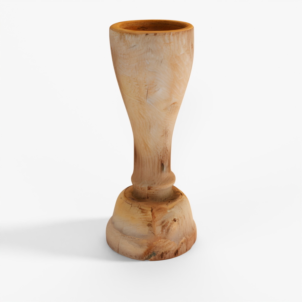 INDIGO Teak Candlestick Made From An Old Takhat Legs