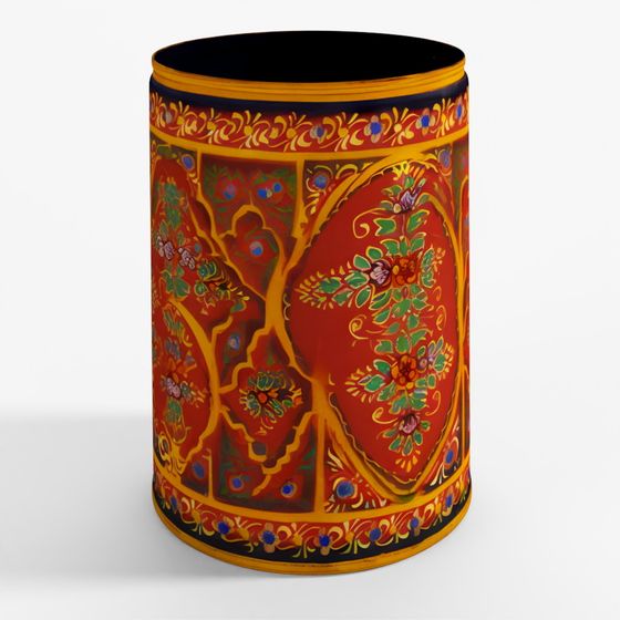 INDIGO Painted Waste Paper Bin _ Planter