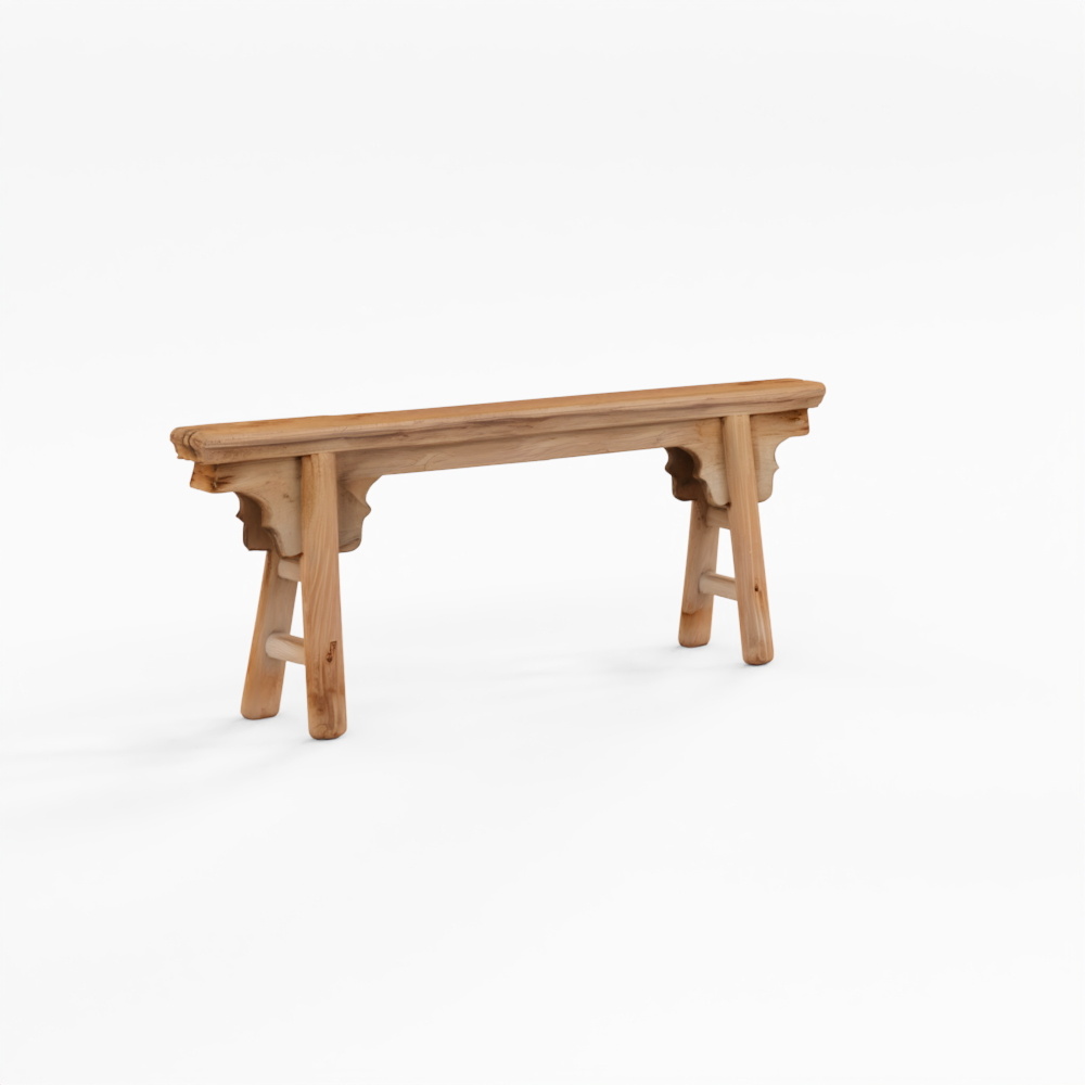 INDIGO Frühlingsbank aus der Provinz Shanxi - 19. Jahrhundert