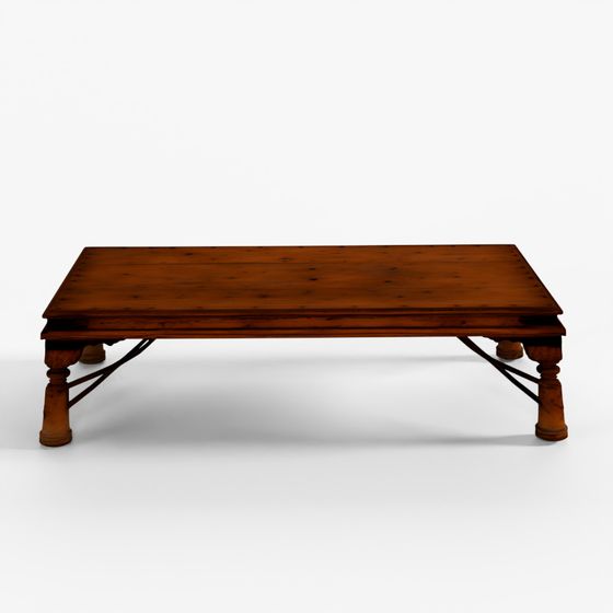 INDIGO Takhat Table From Shekhawati - 19th Century