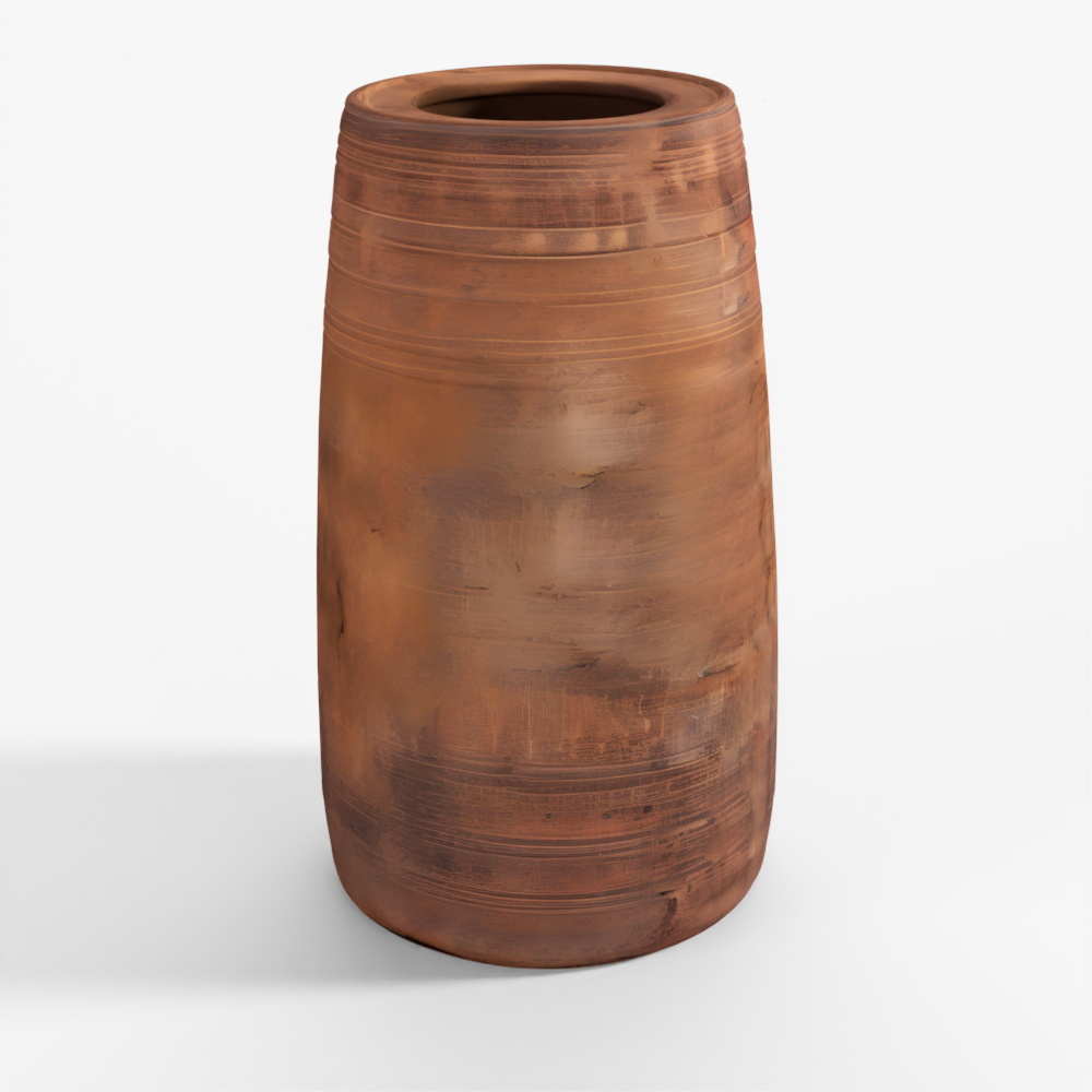 INDIGO Vintage Wooden Milk Pot From Himachal Pradesh