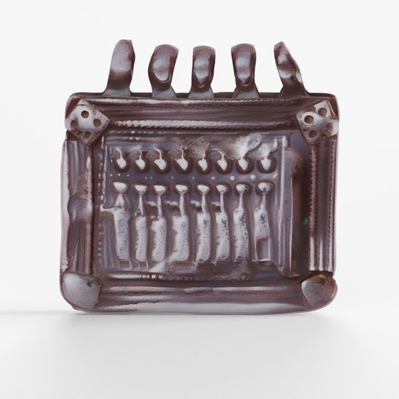 INDIGO Tribal Silver Saptamatrika Amulet - 19th Ce