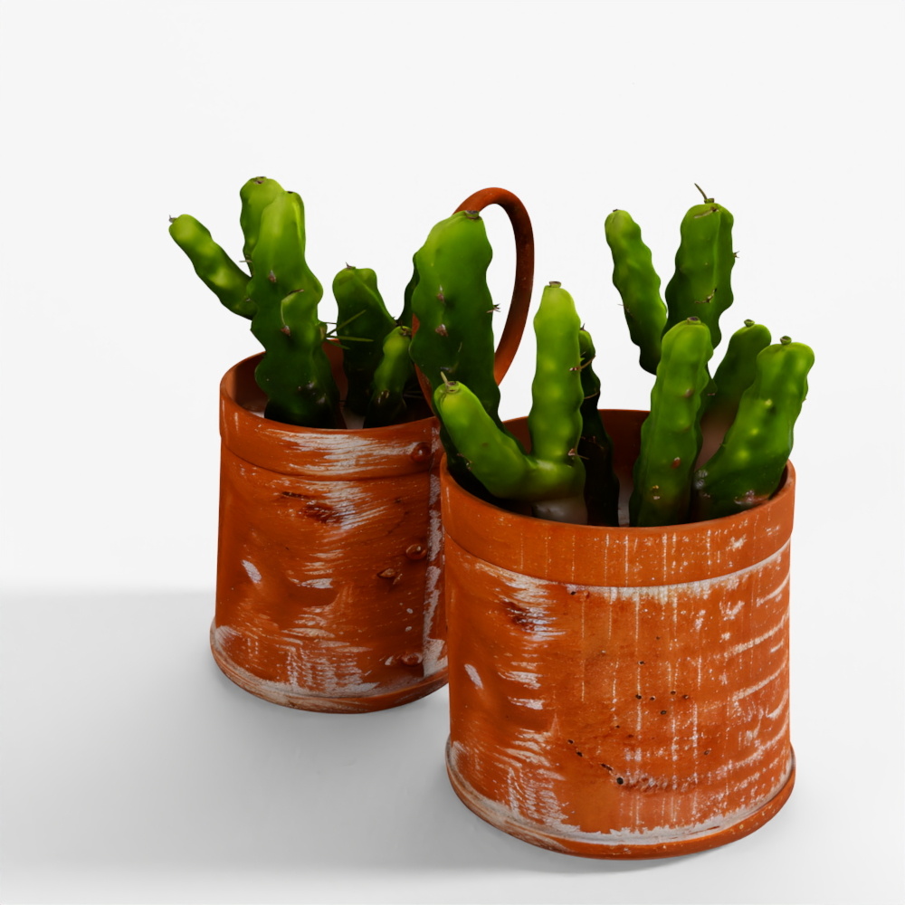 INDIGO Vintage 2 Way Painted Iron Bottle Carrier -