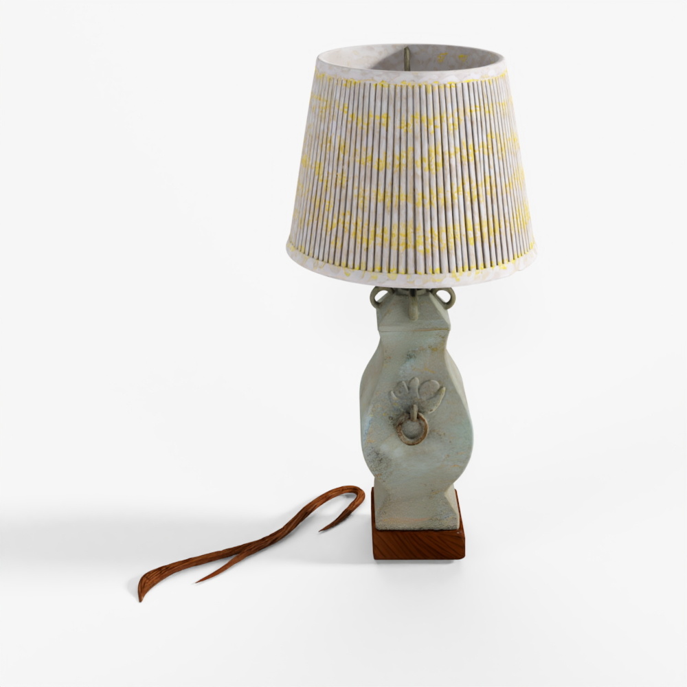 INDIGO Tang Dynasty Style Bronze Vessel Lamp