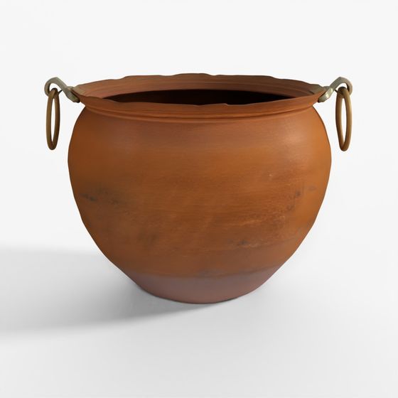INDIGO South Indian Copper Water Pot For Planter -
